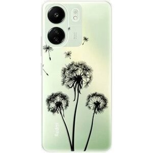 iSaprio Three Dandelions – black – Xiaomi Redmi 13C