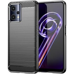 Carbon Case Flexible silikónový kryt na Realme 9 Pro, čierny