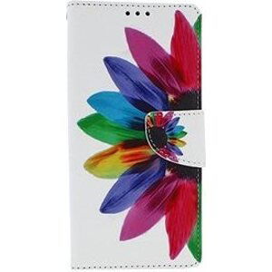 TopQ Kryt Xiaomi Redmi Note 9 knížkový Barevná květina 53968