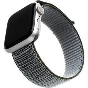 FIXED Nylon Strap pre Apple Watch 42/44/45/Ultra 49mm olivový