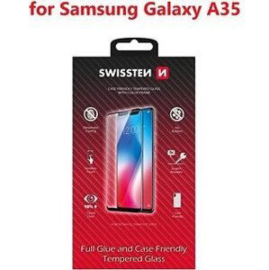 Swissten 3D Full Glue Samsung Galaxy A35 5G černé