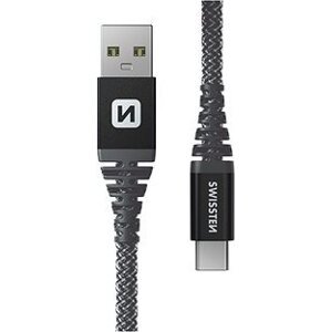 Swissten Kevlar USB / USB-C 1,5 m antracit