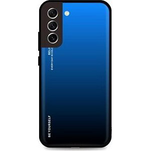 TopQ Kryt LUXURY Samsung S21 FE pevný dúhový modrý 110999