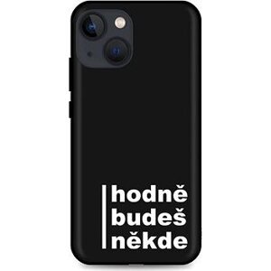 TopQ iPhone 13 mini silikón Hodně budeš někde 65482