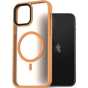 AlzaGuard Matte Case Compatible with Magsafe pre iPhone 11 žltý