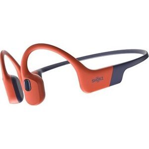 Shokz OpenSwim Pro 4GB, duální mód Bluetooth+MP3, červená