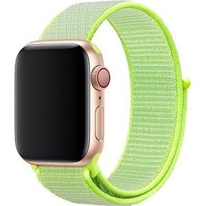 EEternico Airy na Apple Watch 42 mm/44 mm/45 mm Satin Green and Green edge