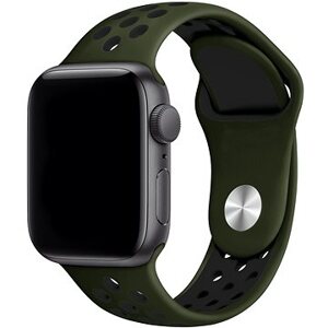 Eternico Sporty na Apple Watch 38 mm/40 mm/41 mm Pure Black and Khaki