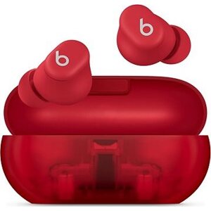 Beats Solo Buds Transparent Red