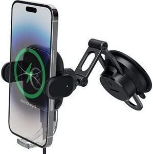 Spigen OneTap Universal Wireless Car Charger for Dashboard/Windshield Black