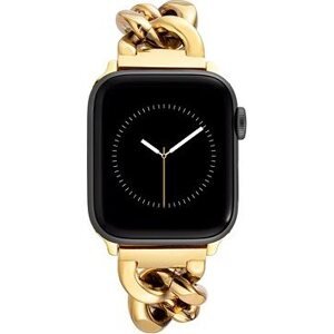 Anne Klein Řemínek řetízkový pro Apple Watch 38mm / 40mm / 41mm zlatý, 24 cm