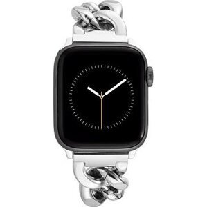 Anne Klein Řemínek řetízkový pro Apple Watch Watch 38mm / 40mm / 41mm stříbrný