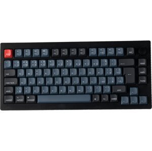 Keychron V1 Max Swappable RGB Backlight Red Switch – Black – Knob Version, CZ/SK