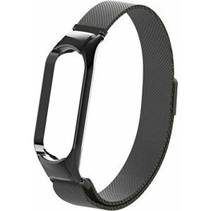 Eternico Elegance Milanese pro Mi Band 5 / 6 čierny