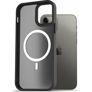 AlzaGuard Matte Case Compatible with MagSafe pre iPhone 12/12 Pro čierny