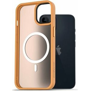 AlzaGuard Matte Case Compatible with MagSafe pre iPhone 14 žltý