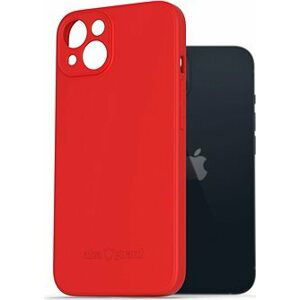 AlzaGuard Matte TPU Case na iPhone 13 červený