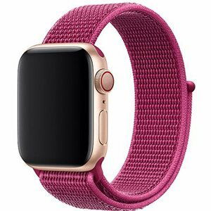 Eternico Airy na Apple Watch 42 mm/44 mm/45 mm Beet Red and Pink edge