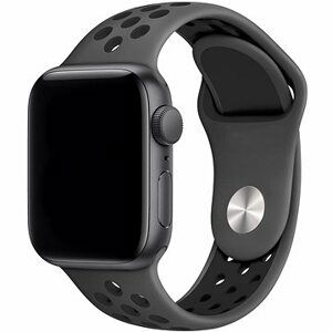 Eternico Sporty na Apple Watch 38 mm/40 mm/41 mm Deep Black and Gray