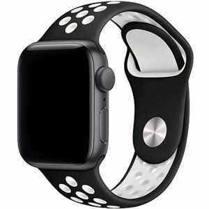 Eternico Sporty na Apple Watch 42 mm/44 mm/45 mm Pure White and Black