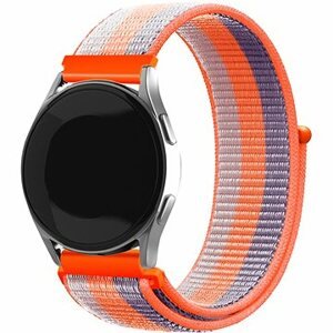 Eternico Airy Universal Quick Release 20 mm Sky Blue with Orange stripe