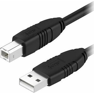 AlzaPower LinkCore USB-A to USB-B 1m čierny