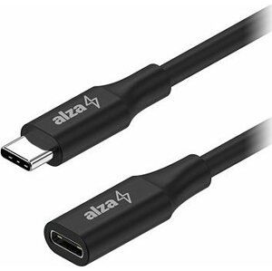 AlzaPower Core USB-C (M) to USB-C (F) 3.2 Gen 1, 1m čierny