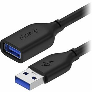 AlzaPower Core USB-A (M) to USB-A (F) 3.0 1m čierny