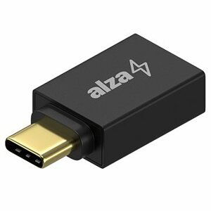 AlzaPower USB-C (M) to USB-A (F) 3.0 OTG čierny