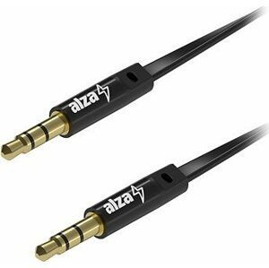 Alzapower FlatCore Audio 3,5 mm Jack (M) to 3,5 mm Jack (M) 1,5 m čierny