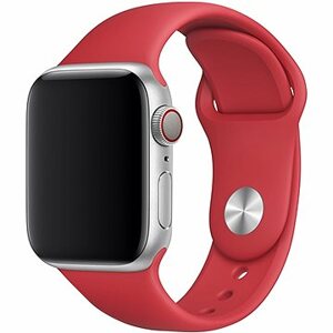 Eternico Essential pre Apple Watch 38mm / 40mm / 41mm cherry red veľkosť M-L