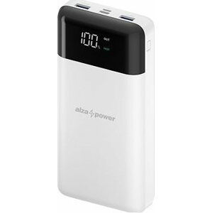 AlzaPower Parade 30000 mAh Power Delivery (18 W) biela