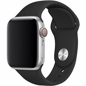 Eternico Essential pre Apple Watch 38mm / 40mm / 41mm solid black veľkosť M-L