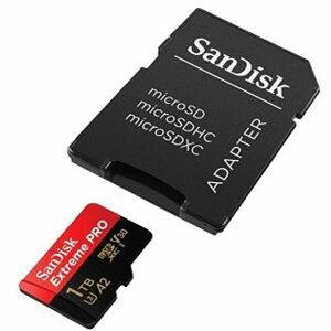 SanDisk MicroSDXC 1TB Extreme Pro A2 UHS-I (V30) U3 + SD adaptér