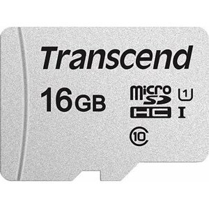 Transcend microSDHC 300S 16 GB + SD adaptér