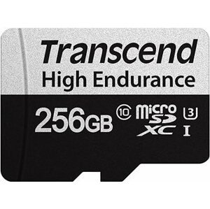 Transcend microSDXC 256 GB 350V + SD adaptér