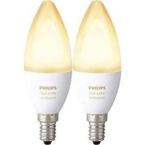 Philips Hue White Ambiance 6 W E14 súprava 2 ks