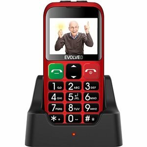 EVOLVEO EasyPhone EB, červený