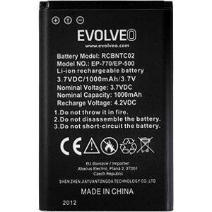 EVOLVEO EasyPhone FP, originálna batéria, 1000 mAh