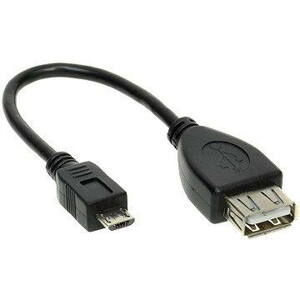 PremiumCord kábel USB A/f - Micro USB/m 20 cm