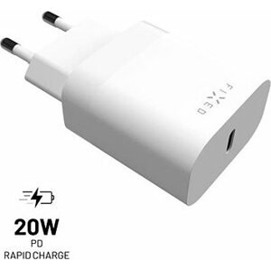 FIXED s USB-C výstupom a podporou PD 20 W biela