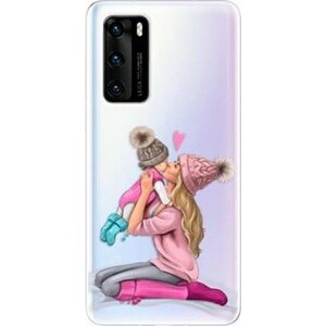 iSaprio Kissing Mom – Blond and Girl pre Huawei P40