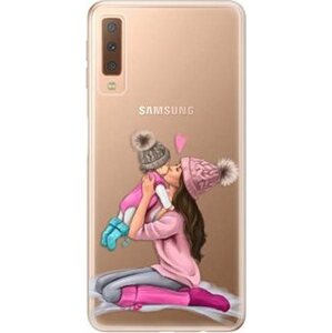 iSaprio Kissing Mom - Brunette and Girl na Samsung Galaxy A7 (2018)