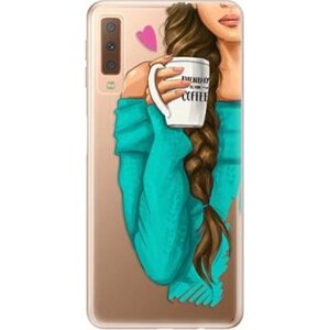 iSaprio My Coffe and Brunette Girl na Samsung Galaxy A7 (2018)