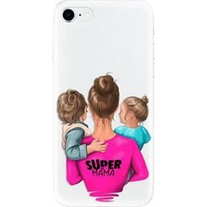 iSaprio Super Mama – Boy and Girl pre iPhone SE 2020