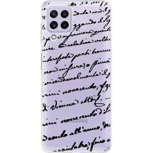 iSaprio Handwriting 01 – black pre Samsung Galaxy A22