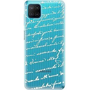 iSaprio Handwriting 01 – white pre Samsung Galaxy M12