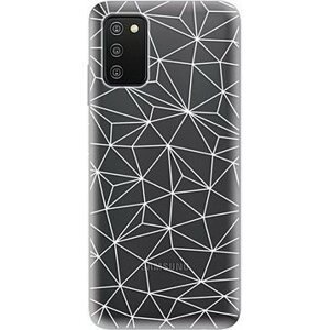 iSaprio Abstract Triangles 03 white pre Samsung Galaxy A03s