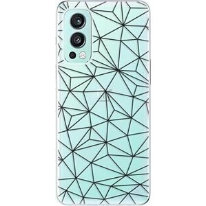 iSaprio Abstract Triangles 03 black pre OnePlus Nord 2 5G