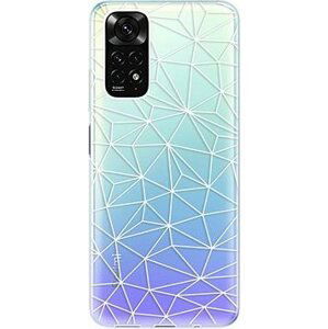 iSaprio Abstract Triangles 03 white pre Xiaomi Redmi Note 11/Note 11S